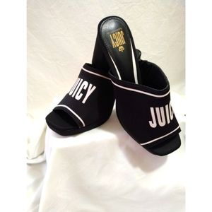 NWT JUICY COUTURE J-GIRLY PLATFORM MULE